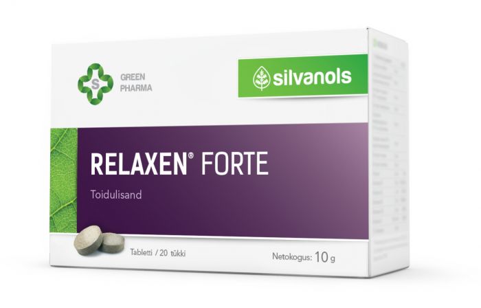 Stressi vastu Relaxen Forte N20 tabletid