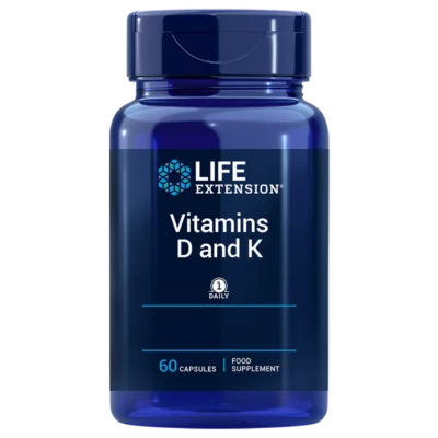 Vitamiin D3 (3000 IU) + vitamiin K2 (600 mcg) N60 kaps. (L.ExtensionEurope)
