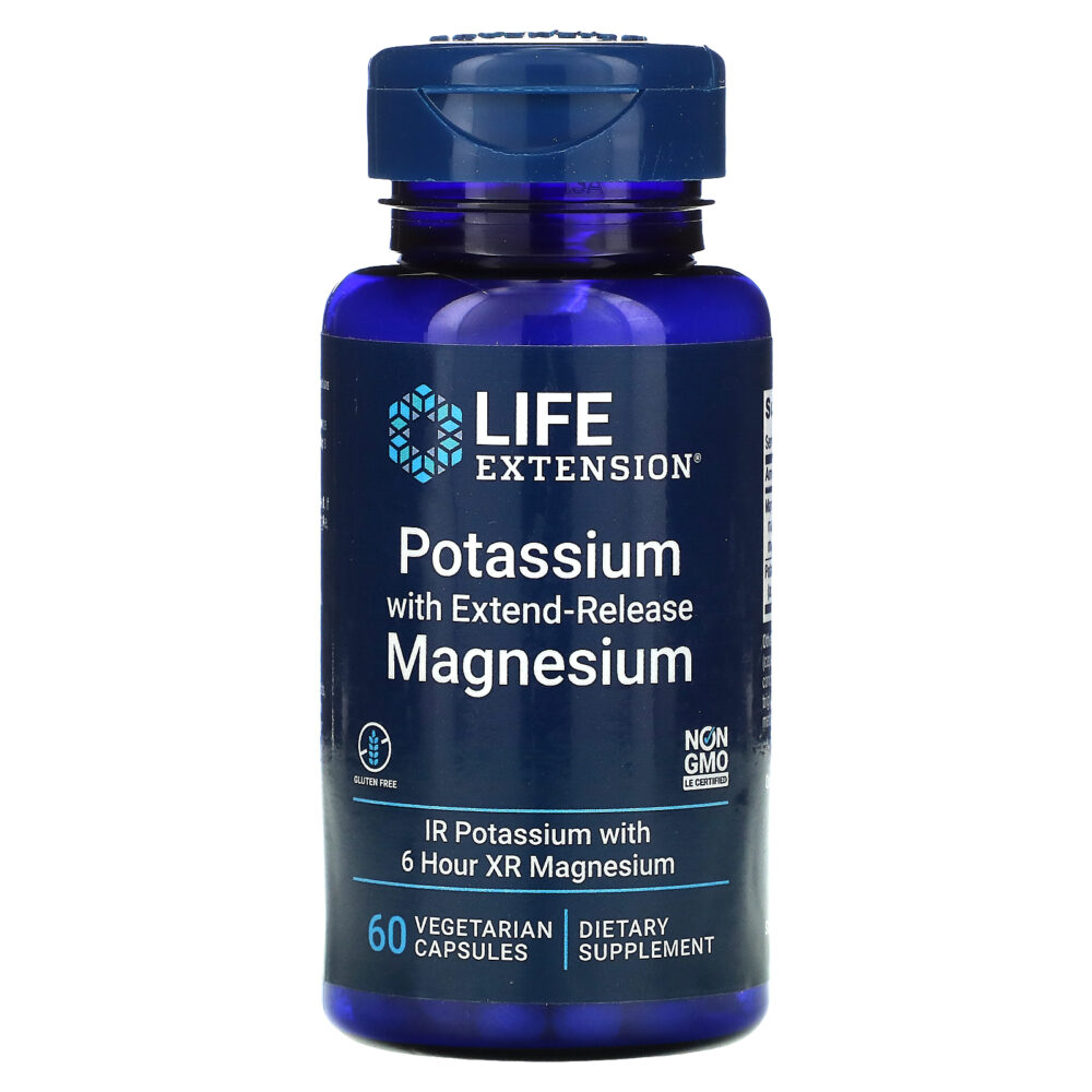 Kaalium & magneesium (pikendatud vabanemisega) Potassium with Extend-Release Magnesium N60 (L.Extension, EU)