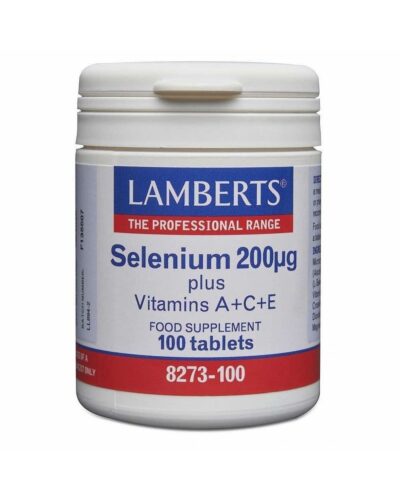 Seleen 200 mcg koos A-,C- ja E-vitamiinidega N100 tabl (Lamberts)