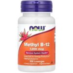 Methyl B12 (metüülkobalamiin) imemistabletid 1000 mcg N100 (Now Foods)