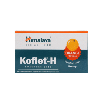 Koflet – H pastillid apelsini ja mee maitsega N12 (Himalaya)